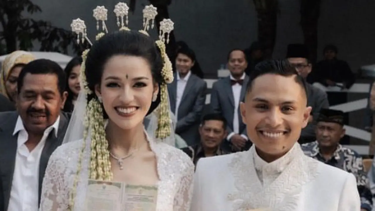 Susan Sameh saat akad nikah bersama Khalid Attamimi