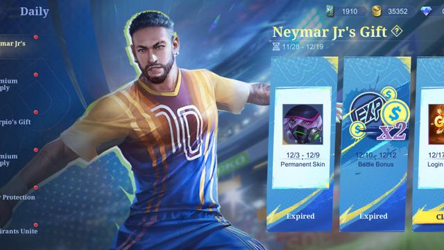Kolaborasi Mobile Legends: Bang Bang dan Neymar Jr. (Dok. Moonton)