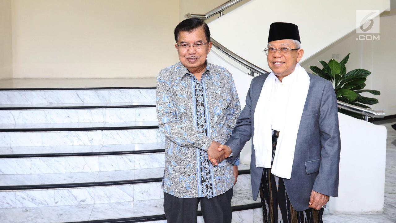 Ma'ruf Amin Temui Jusuf Kalla