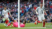 Jamie Vardy Pimpin Inggris Kalahkan Turki di Manchester