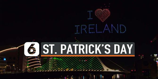 VIDEO: Melihat Tarian 500 Drone Saat Saint Patrick's Day di Irlandia