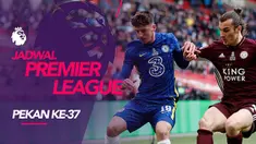 Berita motion grafis jadwal Liga Inggris pekan ke-37, Chelsea hadapi Leicester City.