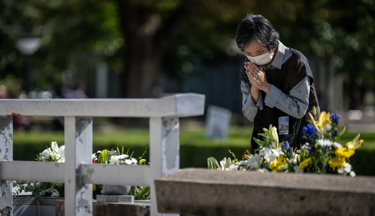 Komite Nobel Norwegia di Oslo pada 11 Oktober 2024 mengumumkan penghargaan Nobel Perdamaian 2024 dianugerahkan kepada kelompok anti-nuklir Jepang Nihon Hidankyo. (Philip FONG/AFP)