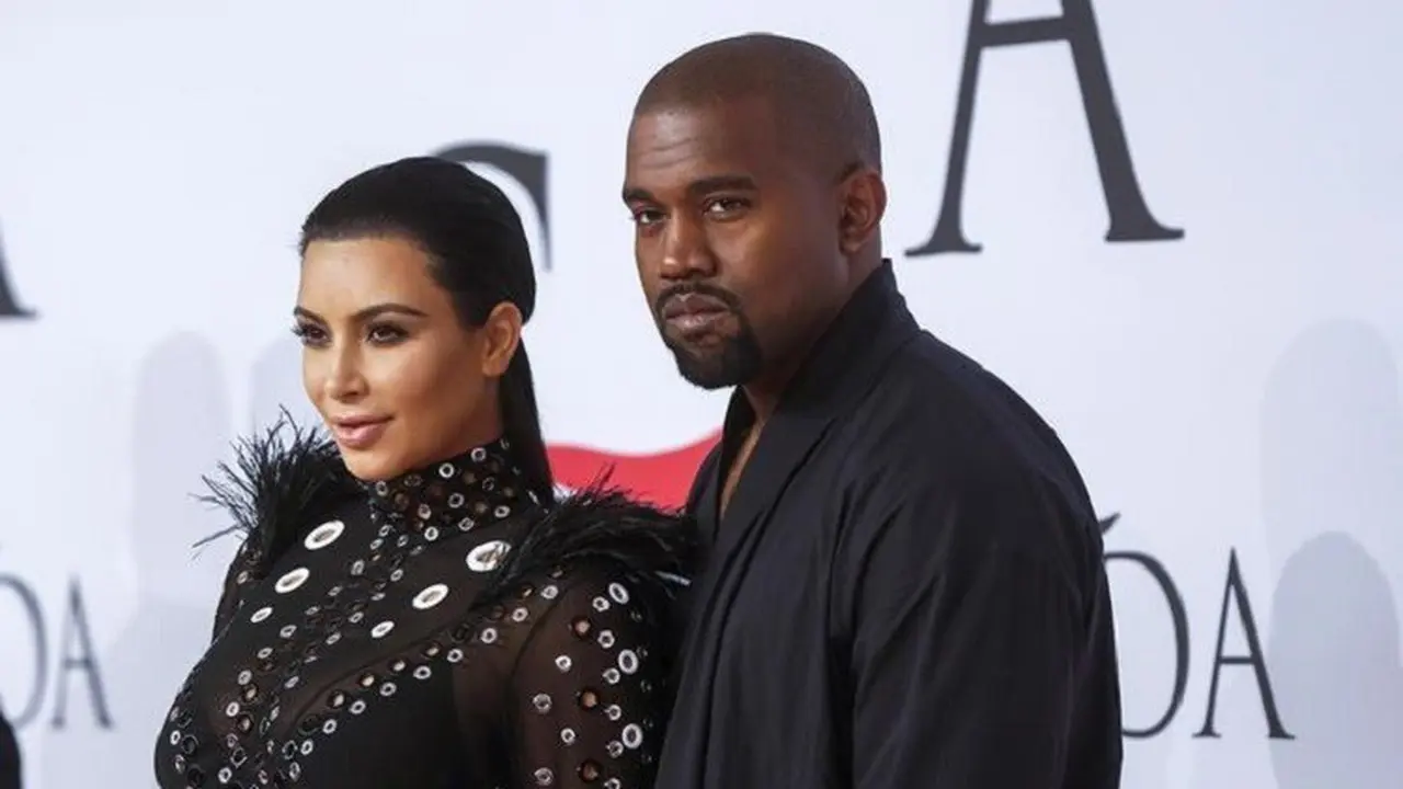Kim Kardashian dan sang suami, Kanye West