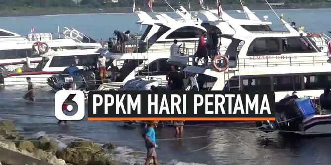 VIDEO: PPKM Mulai Berlaku, Pelabuhan Sanur Masih Ramai Wisatawan