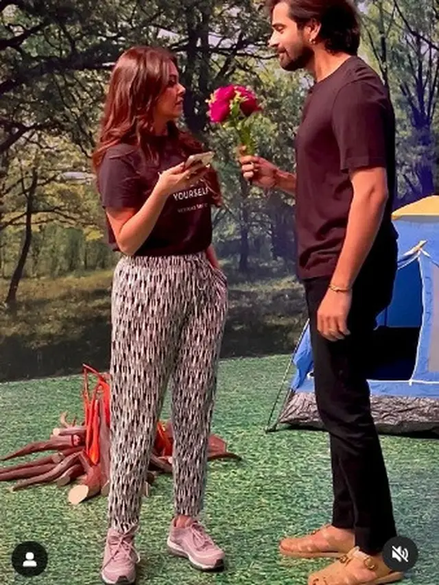 bintang Gopi Devoleena Bhattacharjee dan Vishal Singh reuni di Jakarta (Foto: Instagram/@vishal.singh786)