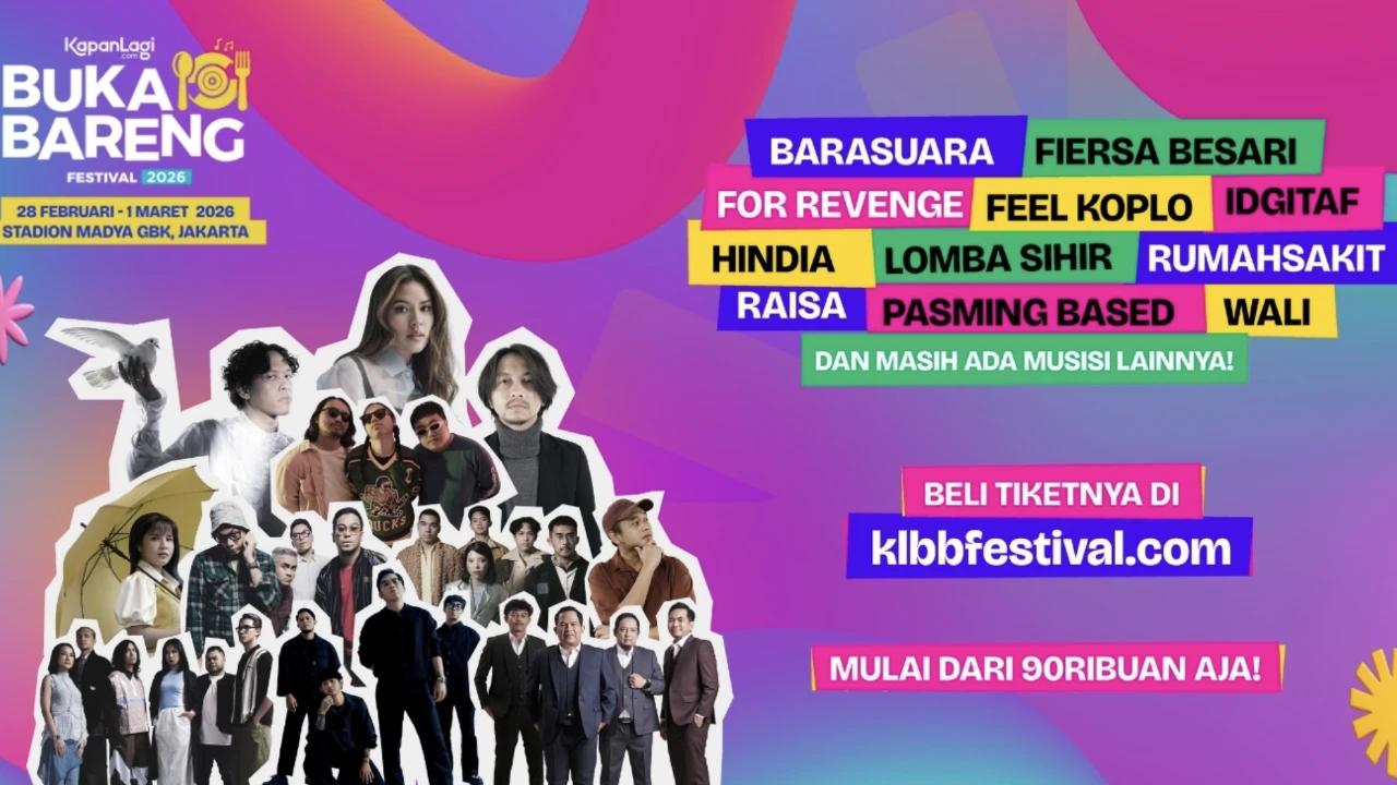 Presale 1 Tiket KapanLagi Buka Bareng Festival 2026 Nyaris Sold Out, Kejutan Line Up Segera Diumumkan