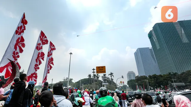 Aksi Rafale Meriahkan HUT ke-81 RI
