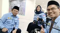 Ketua dan Waketu Komisi Nasional Disabilitas Turun Tangan Jadi Petugas Haji 2025. Foto: Kemenag.