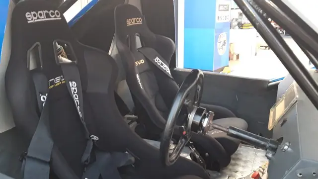 Interior mobil listrik Neo Blits di IIMS 2019
