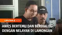 Menjelang pergantian tahun, Calon Presiden dari Koalisi Perubahan Anies Baswedan bertemu dan berdialog dengan nelayan di tempat pelelangan ikan Brondong, Lamongan, Jawa Timur.