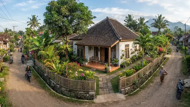 9 Desain Rumah Desa di Lahan Pojok, Manfaatkan Area Sudut agar Lebih Nyaman