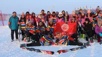 Keseruan mahasiswa yang tergabung dalam acara winter camp di China (Sumber foto: dok. Rasyid)
