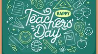 Ilustrasi Hari Guru Nasional. (Image by Freepik)