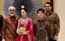 Bak Artis Bollywood, Intip Gaya Menawan Bunga Zainal Pakai Lehenga India saat Kondangan