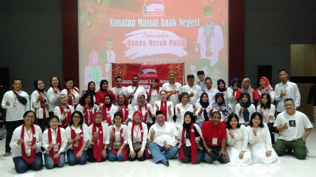 Bunda Merah Putih (BMP) menggelar khitan massal di Aula Masjid Qt Taufiq, Lenteng Agung, Jagakarsa, Jakarta Selatan, DKI Jakarta, Kamis (22/6/2023) pagi (Istimewa)