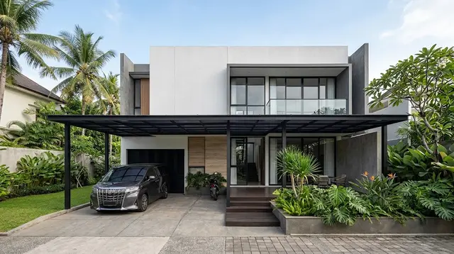 7 Model Kanopi Rumah Minimalis dengan Tiang Sedikit, Bikin Teras Makin Lapang