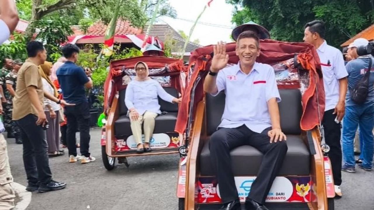 Presiden Prabowo Salurkan 100 Bantuan Becak Listrik untuk Pengemudi di Blora, Tingkatkan Kesejahteraan Lansia