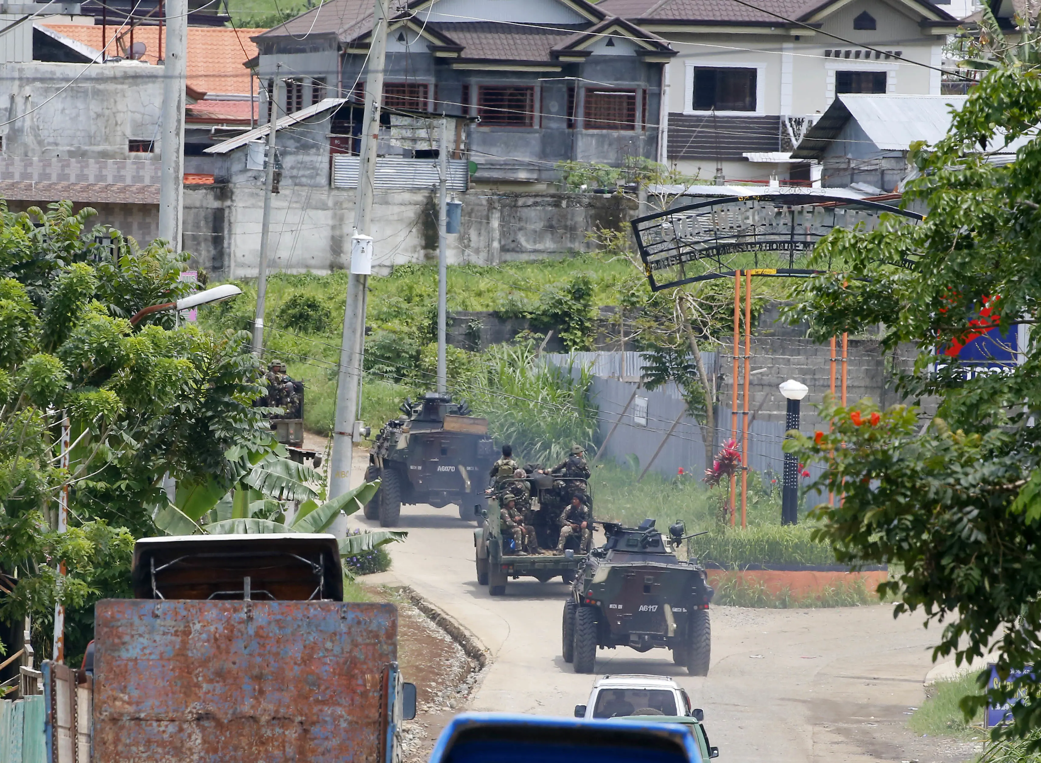 Patroli militer di Malawi, Mindanao, Filipina (AP)