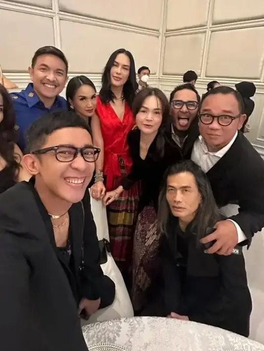 Ada pula Aming, Sophia Latjuba dan Jay Subiyakto sebagai tamu Adinda Thomas [Inistagram/amingisback]