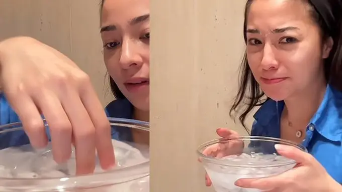 Nikita Willy pakai teknik ini untuk kulit lebih glowing. (credit:tiktok.com/@nikitawillyofficial)