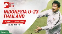 Merlion Cup 2019 - Indonesia Vs Thailand (Bola.com/Adreanus Titus)
