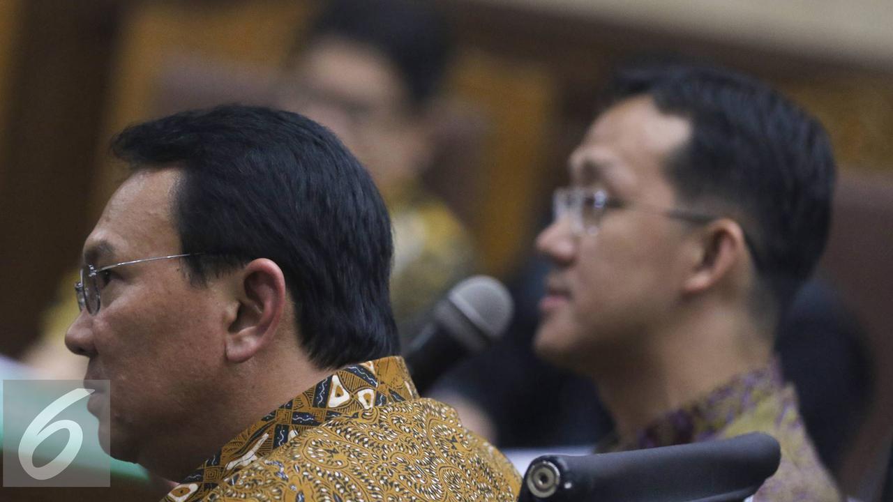 20160725-Wajah Tegang Ahok saat Jadi Saksi Persidangan Kasus Reklamasi Jakarta