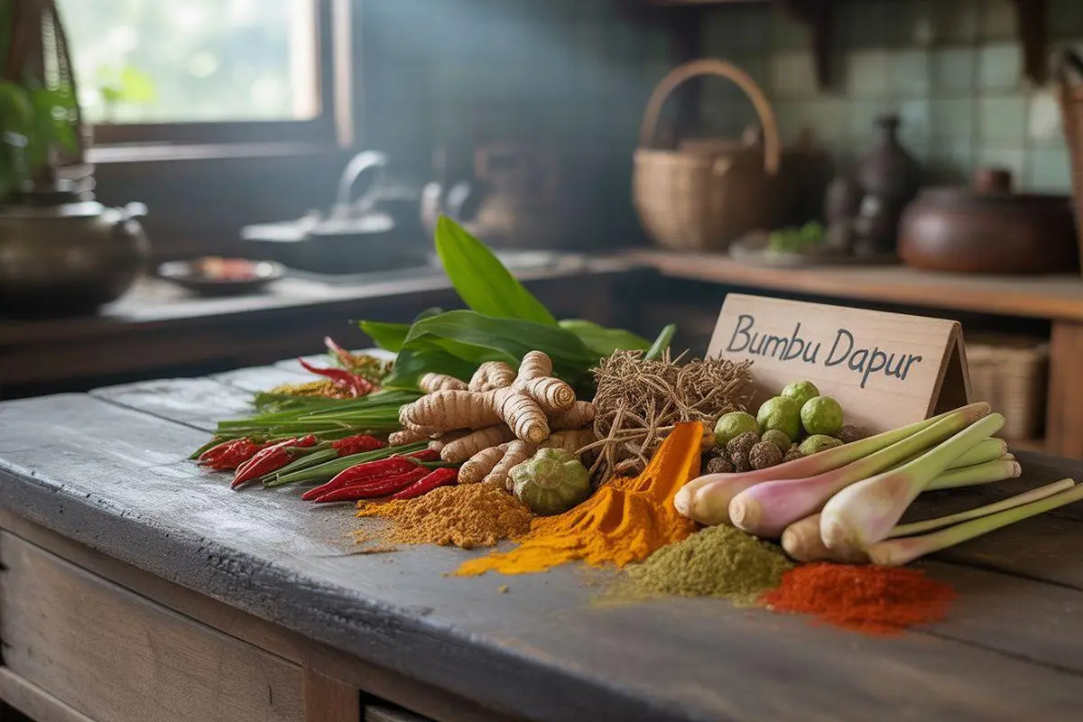 Bumbu dapur Indonesia (Foto: AI)