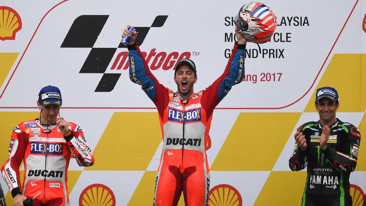Andrea Dovizioso Menangi MotoGP Malaysia