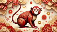 Chinese zodiac sign 2026 prediction for monkey. (Image: Reve AI)