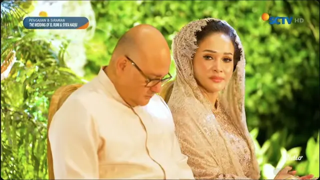 Maia Estianty Sebelum dan Sesudah Make Up di Pengajian dan Siraman El Rumi (Foto: Dok. SCTV)
