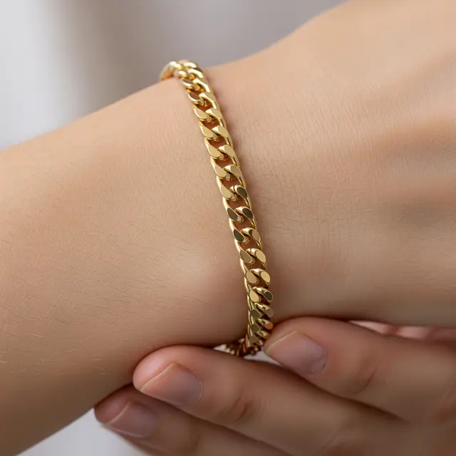 9 Model Gelang Rantai Nori Tebal, Tampil Elegan dan Timeless