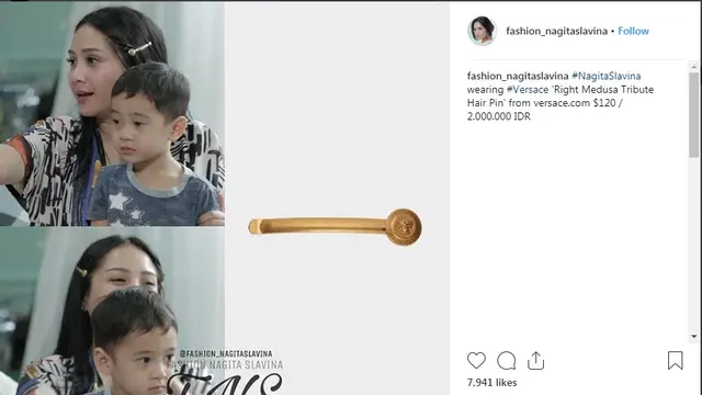 Nagita Slavina (Foto: Instagram/@fashion_nagitaslavina)
