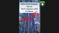 Cek Fakta: Video Ini Konvoi Persib Juara pada 2025, Bukan Demo 27 Agustus 2026