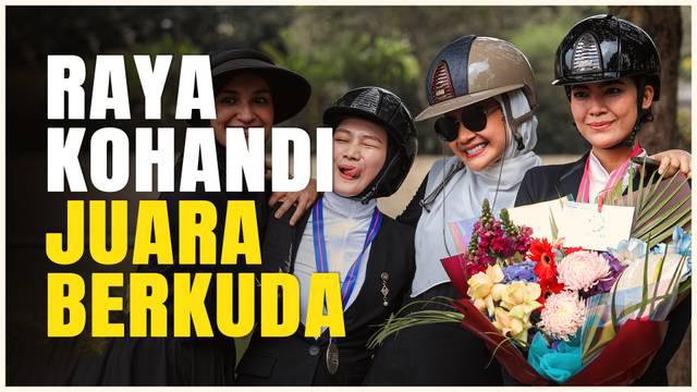 Berita video Pesinetron sekaligus Selebritis, Raya Kohandi, berhasil menjadi juara di ajang berkuda TOSI Season 3, meskipun minim persiapan.