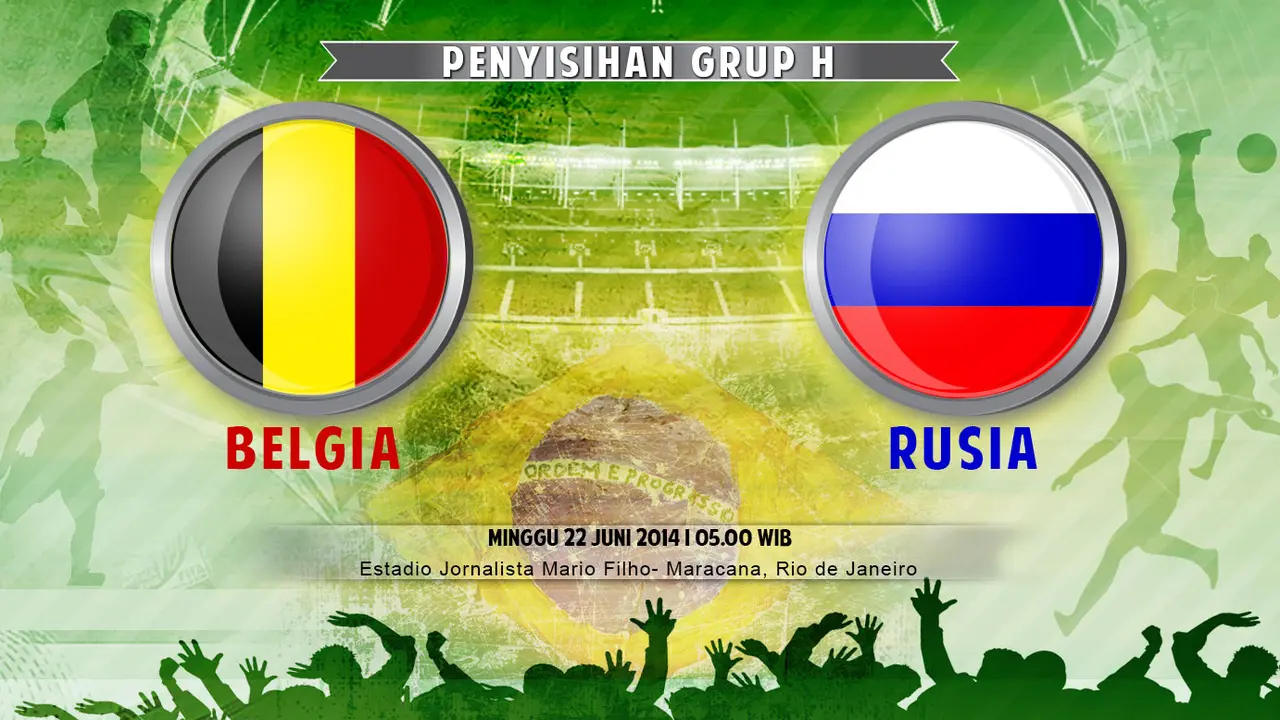 Prediksi Belgia vs Rusia