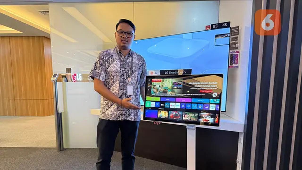 Tak Sekadar Pintar, LG Smart Monitor Swing Juga Fleksibel: Bisa Mode Portrait hingga Swivel