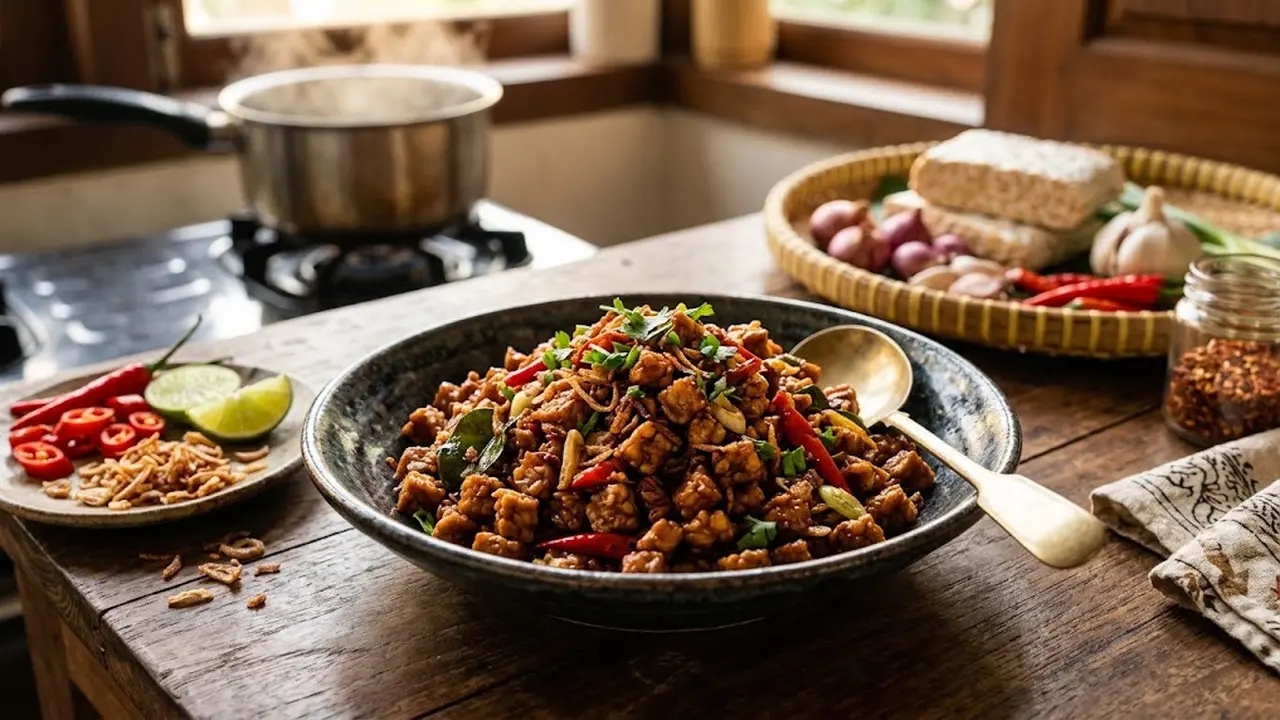 Resep Tempe Orek Pedas yang Renyah dan Anti Lembek/AI Generated