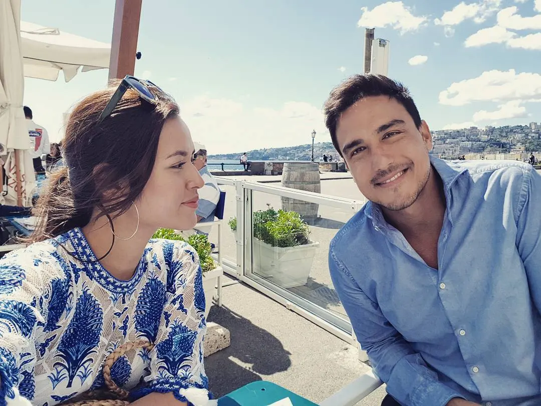 Raisa dan Hamish Daud bulan madu di Italia. (Instagram/hamishdw)