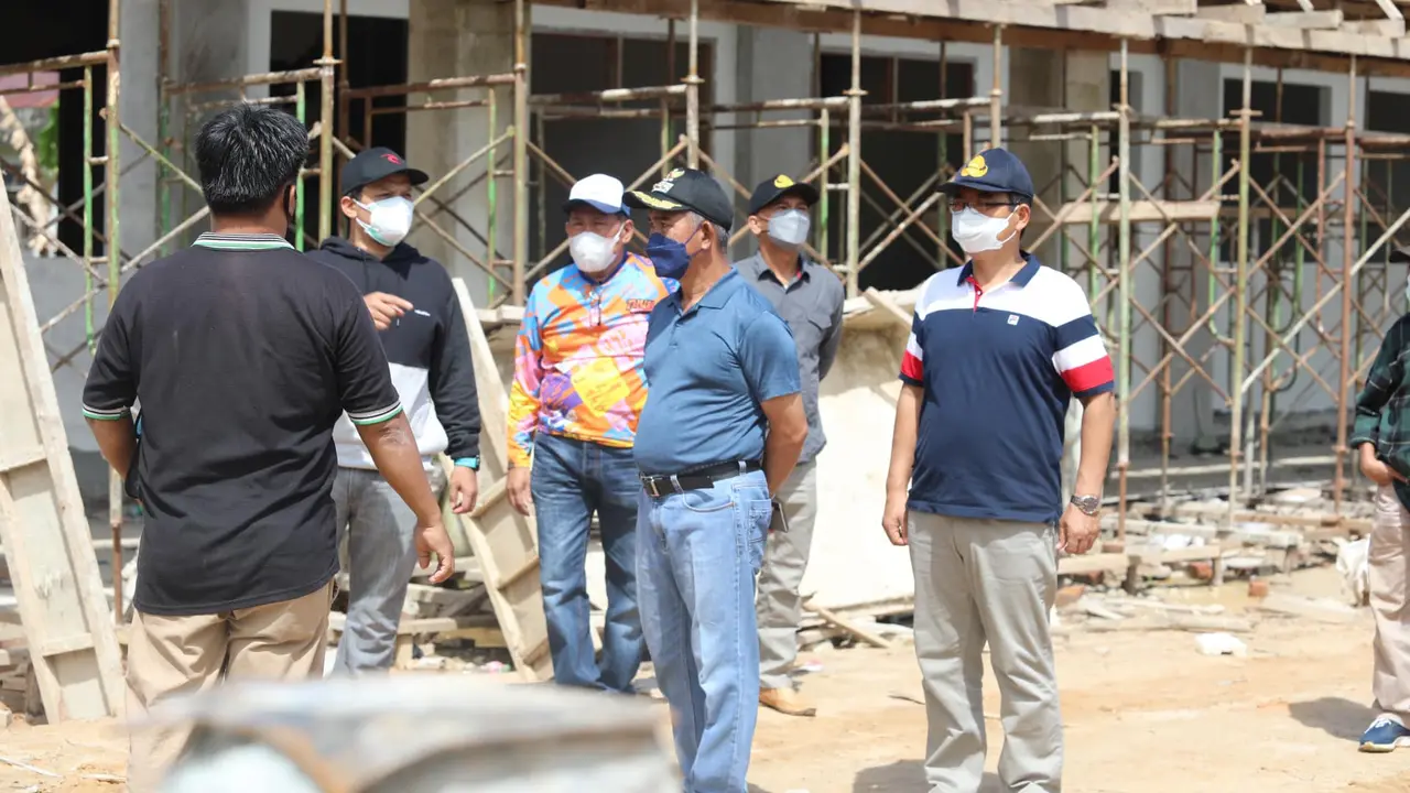 Potret Wali Kota Khairul Tinjau Sejumlah Titik Pembangunan Infrastruktur di Tarakan
