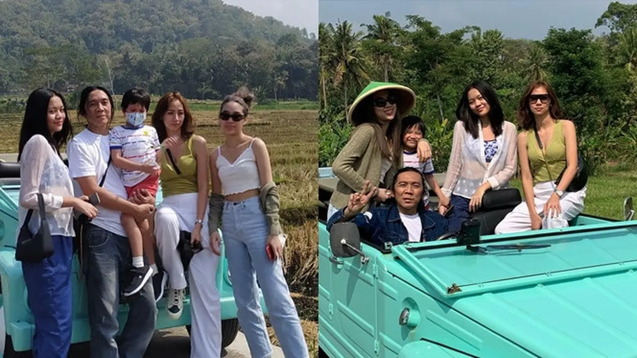 6 Momen Bimbim Slank Liburan Bareng Keluarga di Yogyakarta