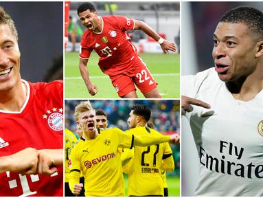 Dua gol yang disumbangkan pemain Bayern Munchen Serge Gnabry ke gawang Lyon di semifinal Liga Champions membuatnya kini menjadi pesaing terdekat Robert Lewandowski. Berikut daftar top skor sementara Liga Champions musim ini.