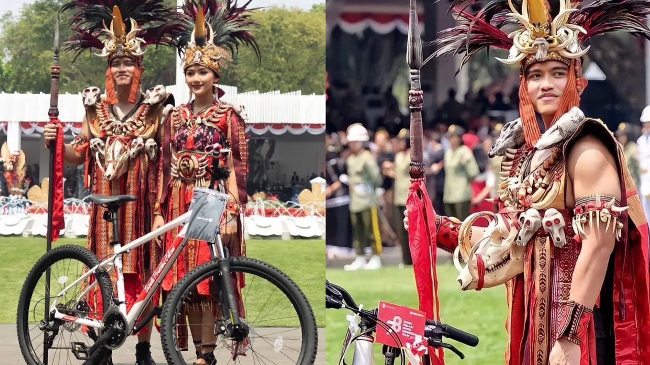 Kesang Pangarep berterima kasih ke Erina Gudono, istrinya yang mempersiapkan kostum hingga ia menang busana terbaik dari Presiden Jokowi