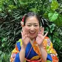 Gaya Haruka Nakagawa Dibalut Kimono saat Pulang Kampung.  [@haruuuu_chan]