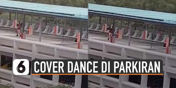 VIDEO: Viral Seorang Wanita Cover Dance Blackpink di Area Parkir