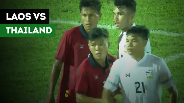 VIDEO: Highlights Piala AFF U-18, Laos Vs Thailand 1-2