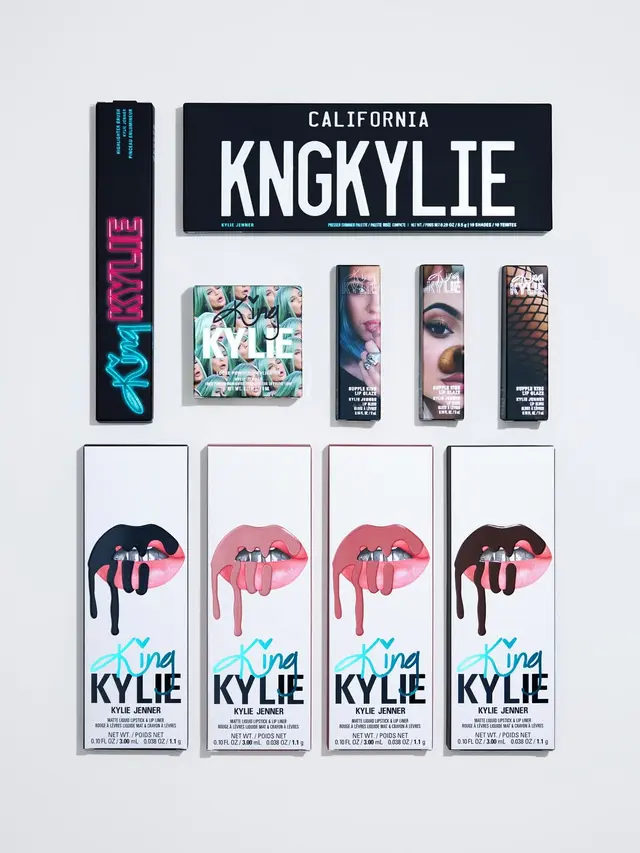 King Kylie Makeup Collection Resmi Dirilis, Hadirkan Nostalgia Makeup Kylie Jenner yang Eksperimental