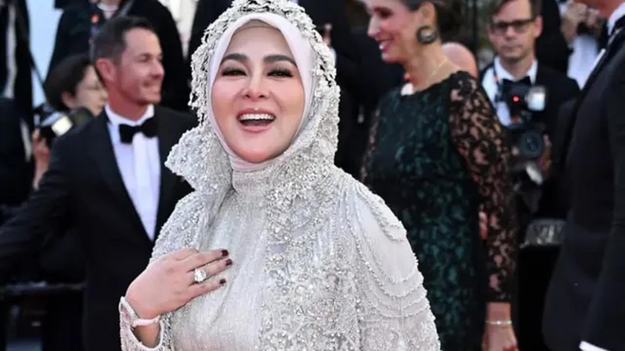 Syahrini di Festival Film Cannes 2025. [@princessyahrini]