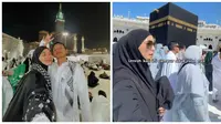 6 Potret Citra Kirana dan Rezky Aditya Umrah, Mengejar Malam Lailatul Qadar di Tanah Suci
