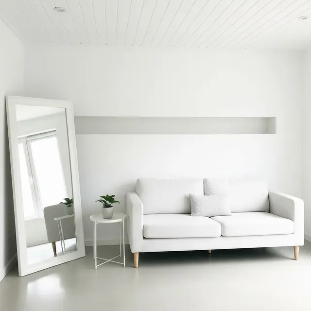Model Ruang Tamu Kecil Modern Simple Clean Look (AI)